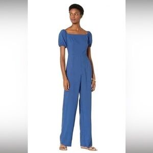 Lilly Pulitzer Navy Jumpsuit Wide Leg Sz 2